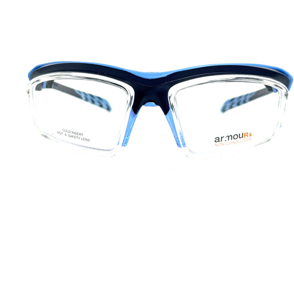 ARMOURX Eyeglasses Frames Full Rim Navy Columbia Blue H19583 - Picture 1 of 7